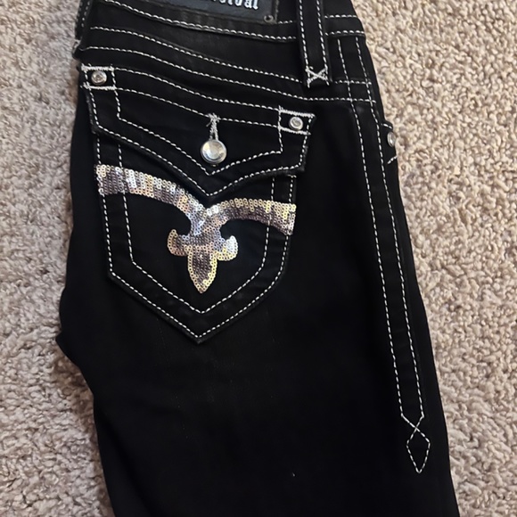 Rock Revival Dark Wash Boot Cut Jeans - Picture 5 of 7